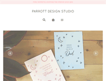 Tablet Screenshot of parrottdesignstudio.com